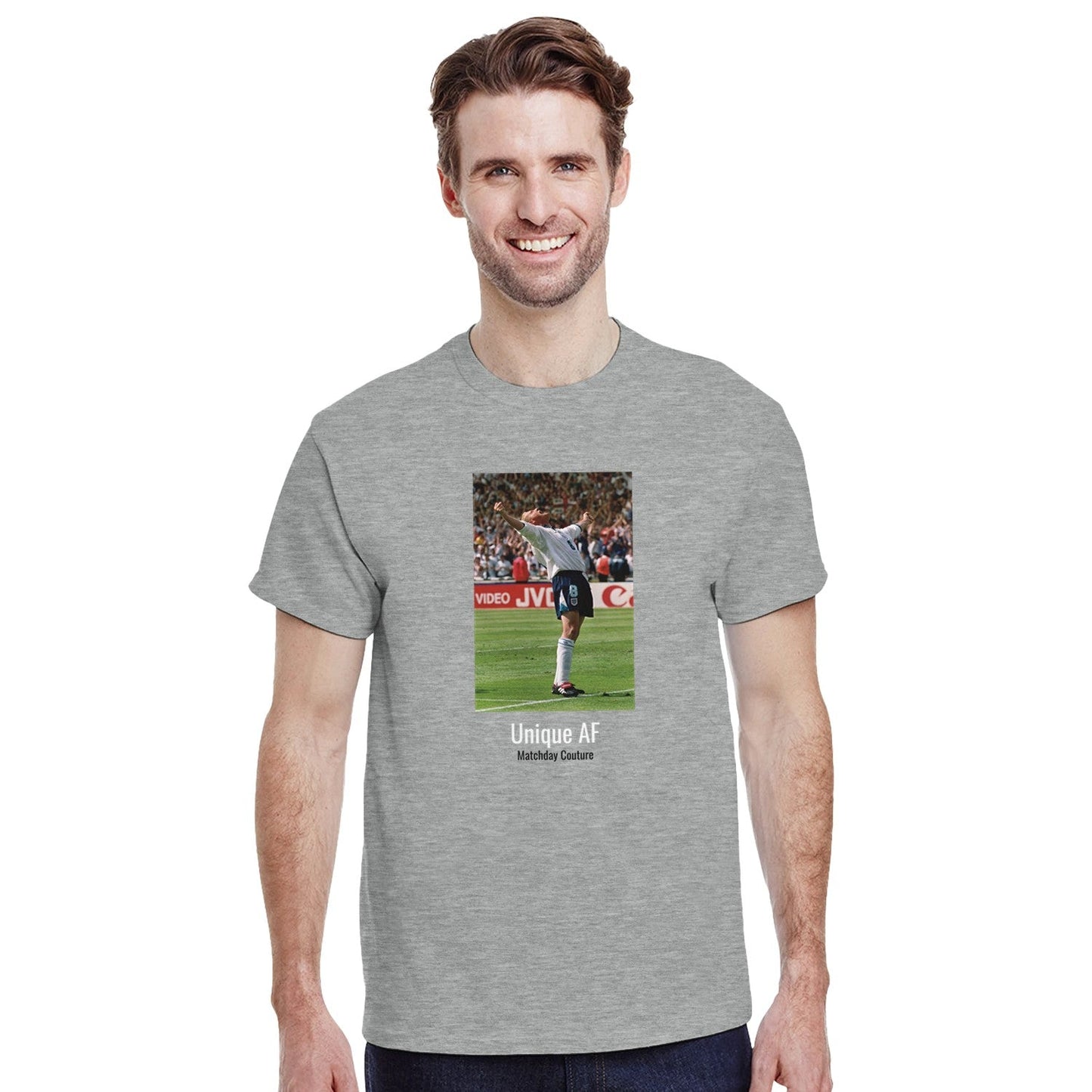 "Gazza Unique" Tee - Grey