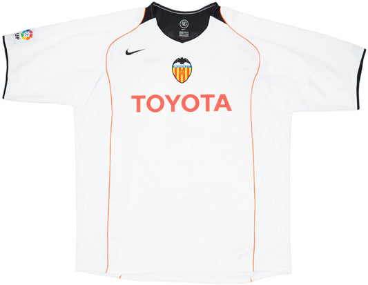 Valencia CF 2004/05 (Home) w/ La Liga badge