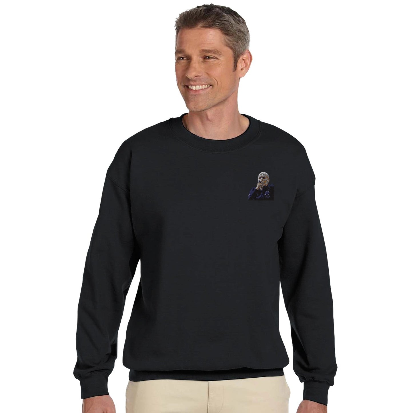 "Smoking Pep" Embroidered Sweatshirt