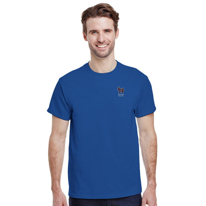 "GOAT 10" Embroidered Tee - Royal