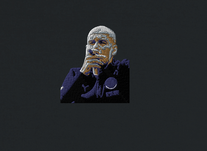 "Smoking Pep" Embroidered Sweatshirt