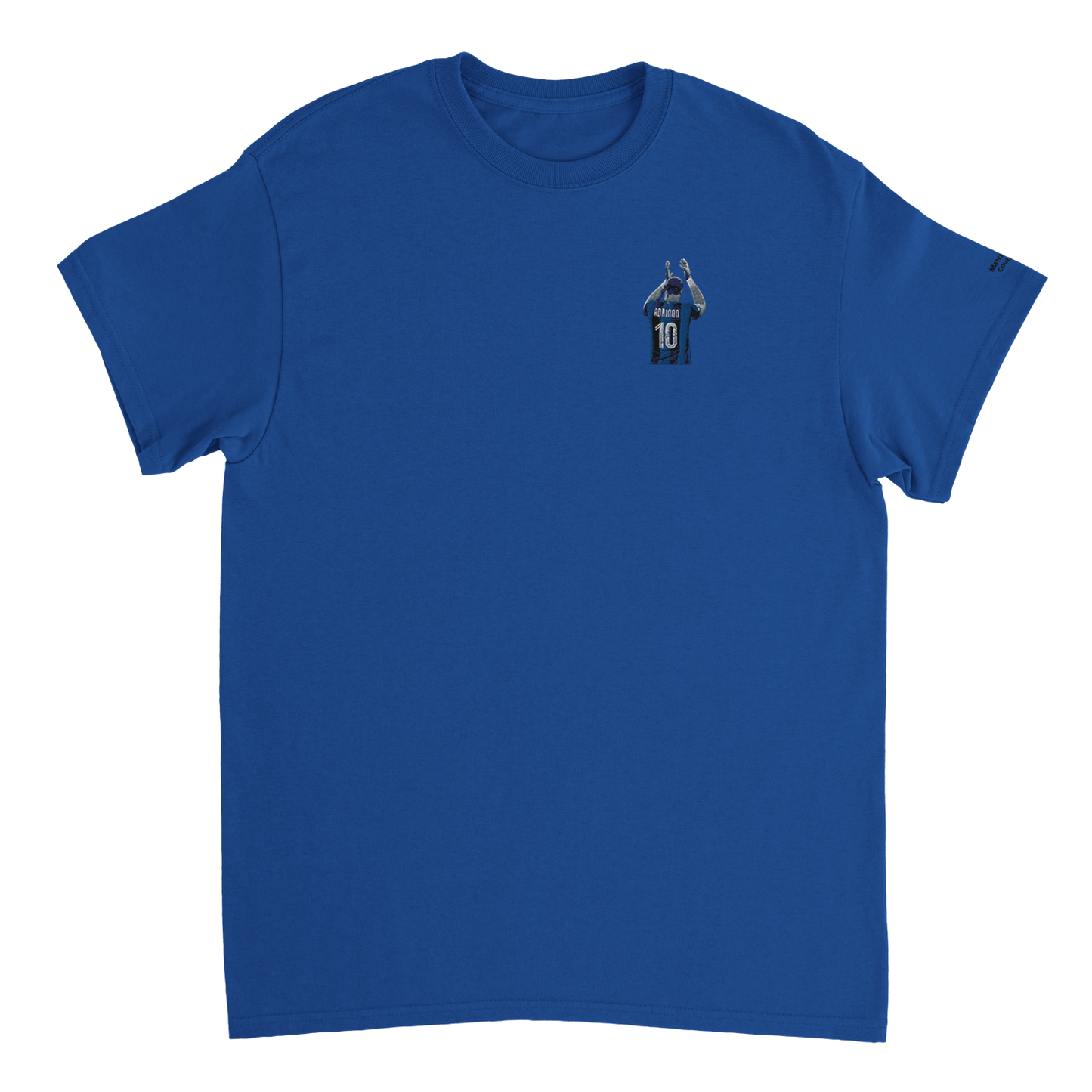 "Imperador" Embroidered Tee - Blue