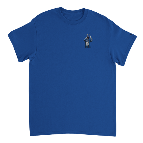"Imperador" Embroidered Tee - Blue