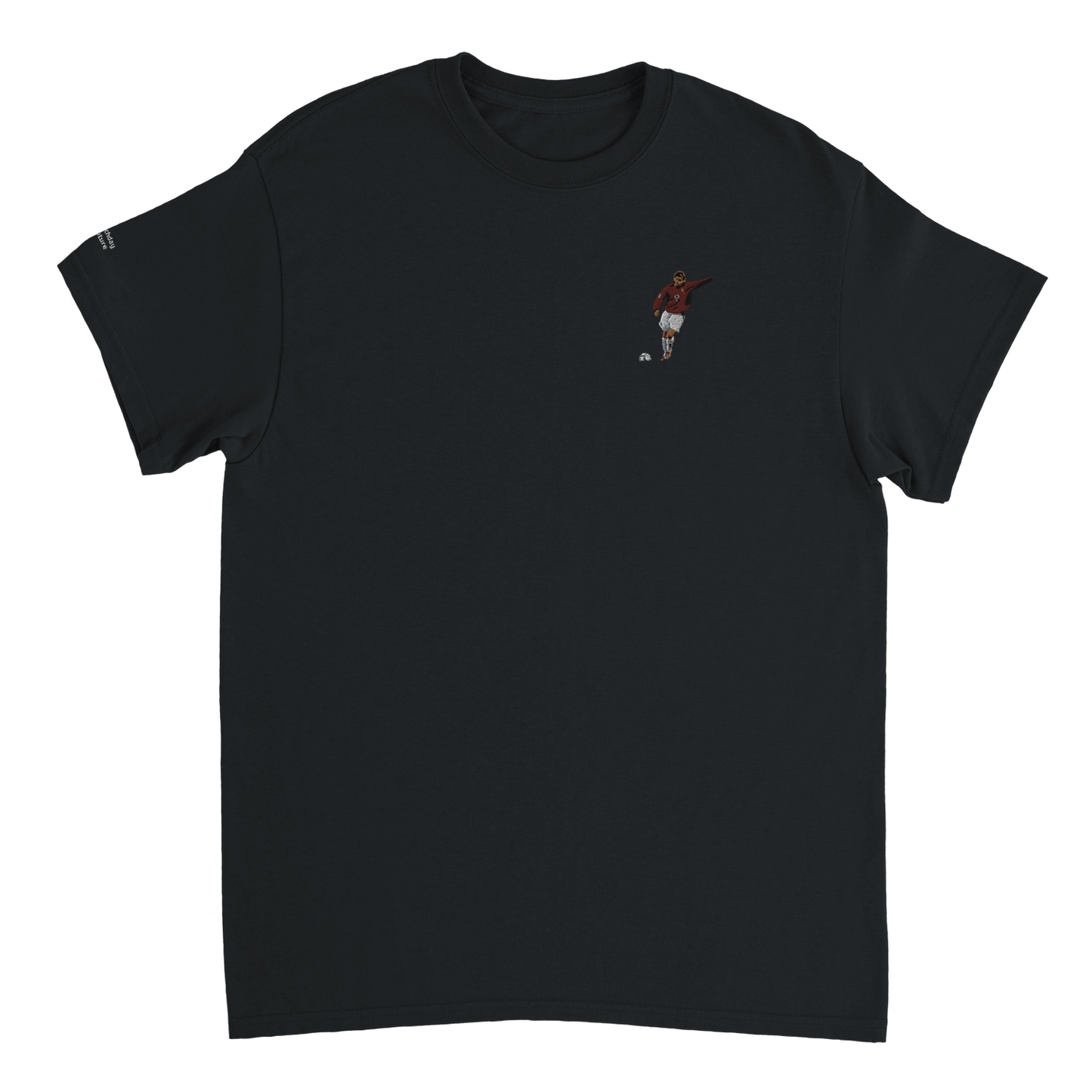 "Beckham Free Kick" Embroidered Tee