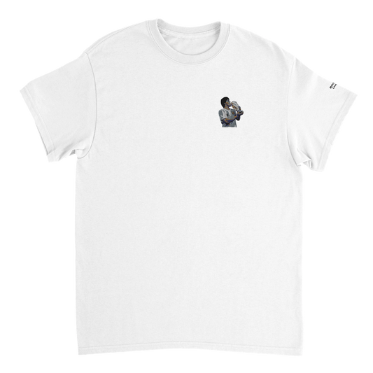 "Maradona 1986" Embroidered Tee - White