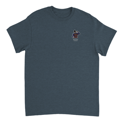 "Neymar at Barça" Embroidered Tee - Dark Heather