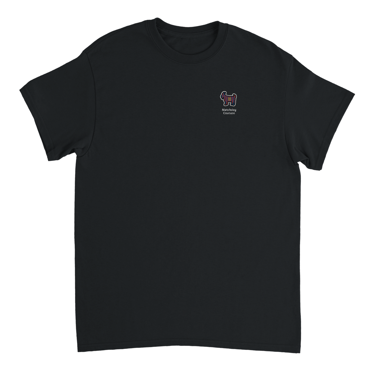 "GOAT 10" Embroidered Tee - Black