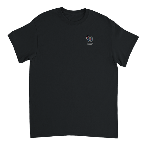 "GOAT 10" Embroidered Tee - Black