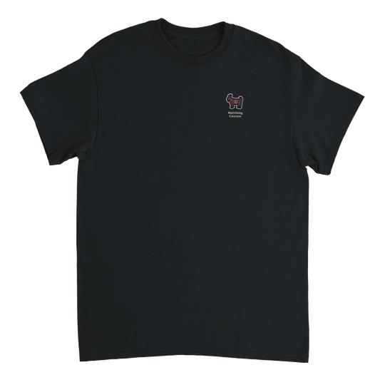 "GOAT 10" Embroidered Tee - Black