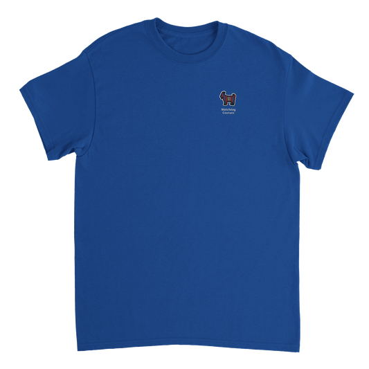 "GOAT 10" Embroidered Tee - Royal