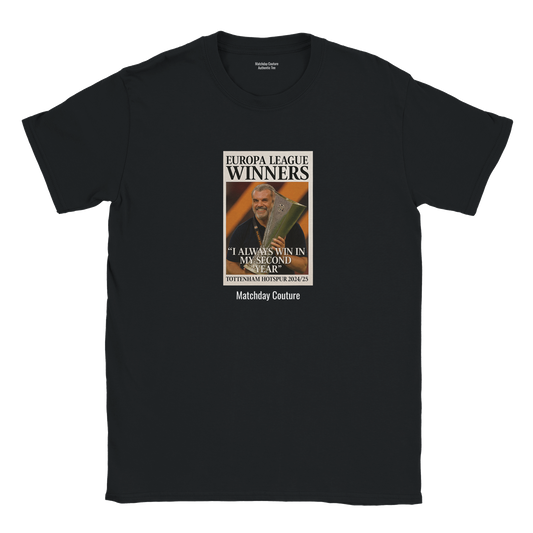 "Tottenham Hotspur Europa League Winners" Tee