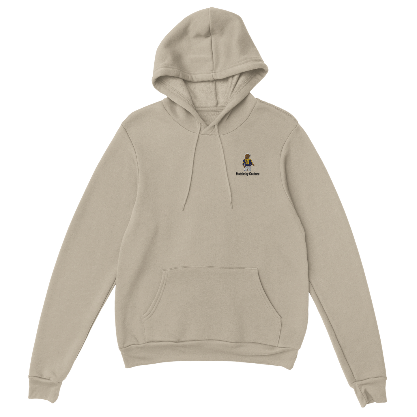 "Classic Valderrama" Embroidered Hoodie - Sand