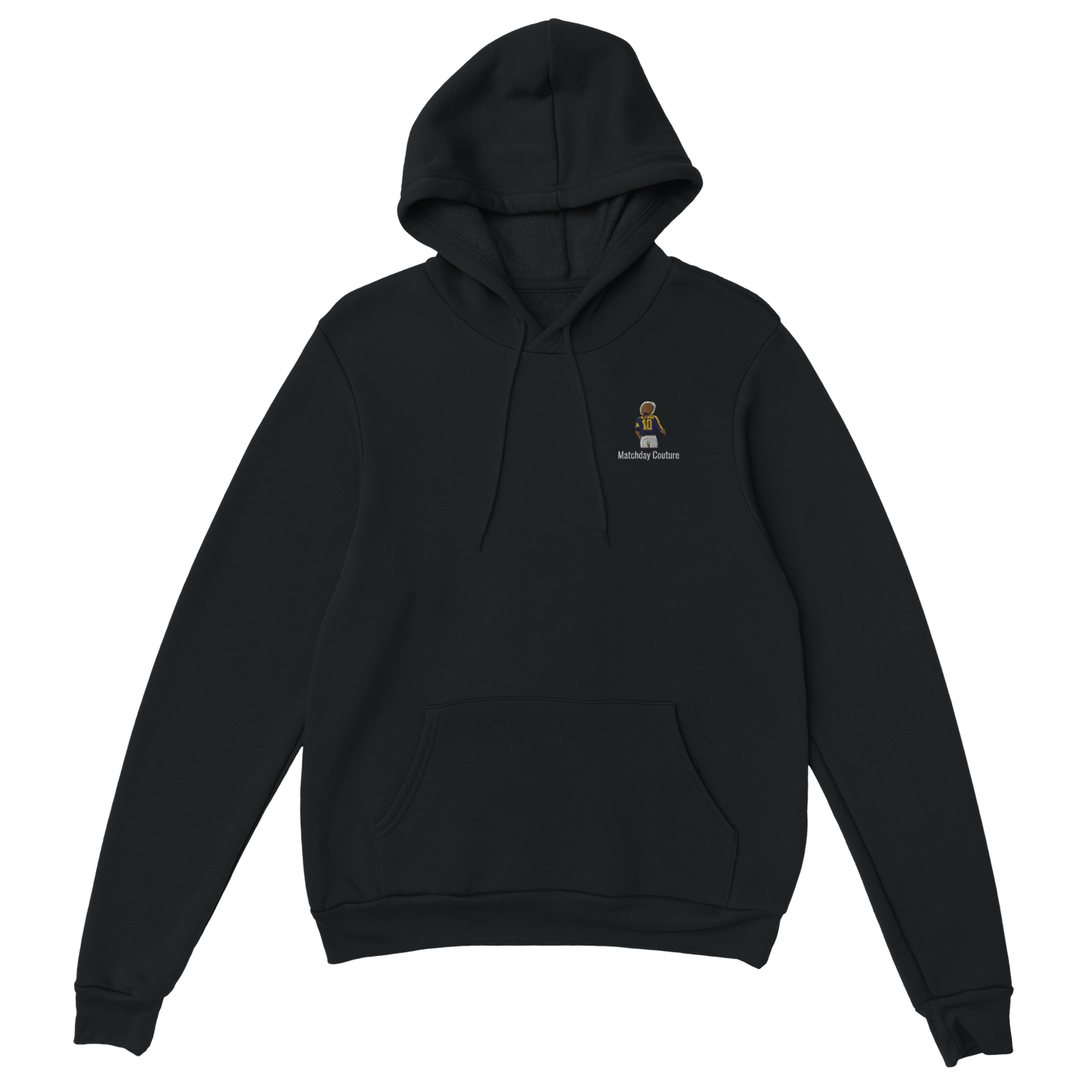 "Classic Valderrama" Embroidered Hoodie - Black