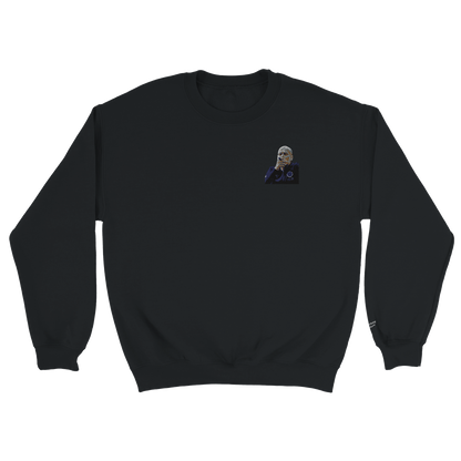 "Smoking Pep" Embroidered Sweatshirt
