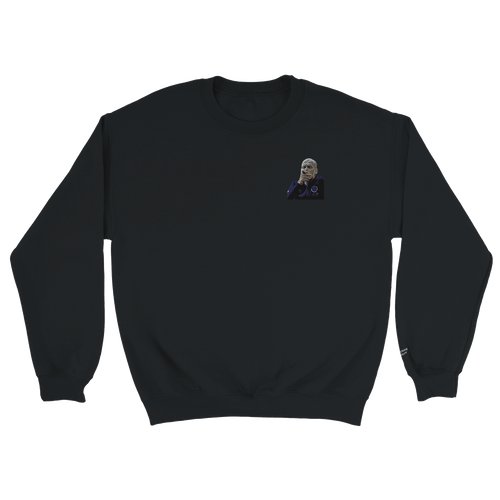 "Smoking Pep" Embroidered Sweatshirt
