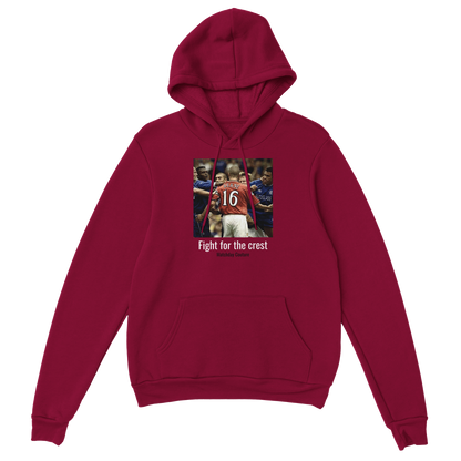 "Roy Keane v Chelsea" Hoodie - Cardinal Red