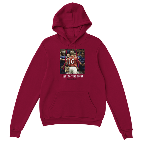 "Roy Keane v Chelsea" Hoodie - Cardinal Red